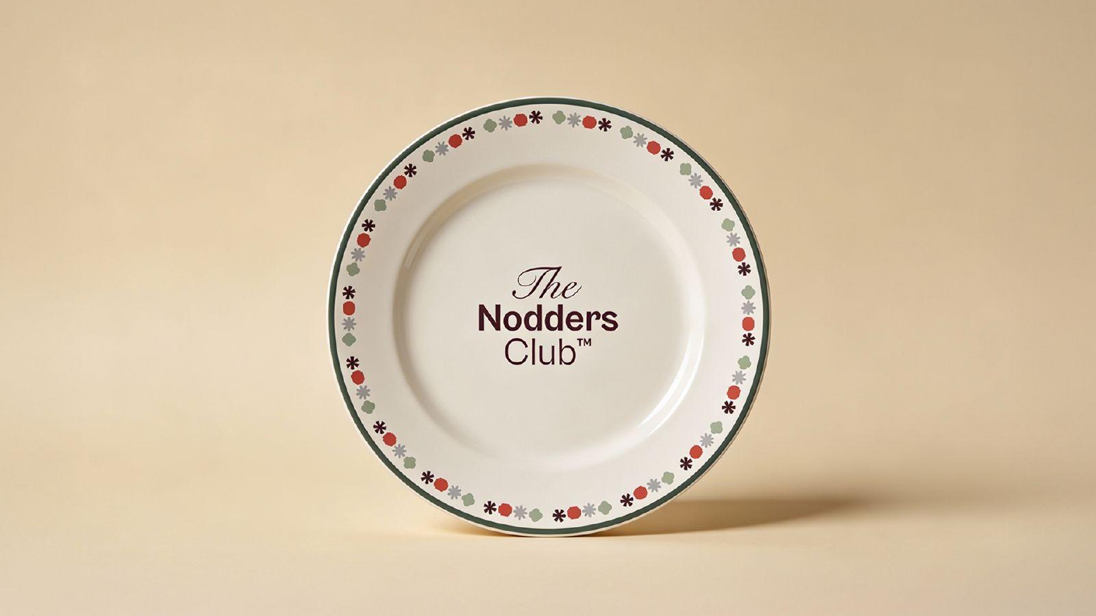 The Nodders Club plate